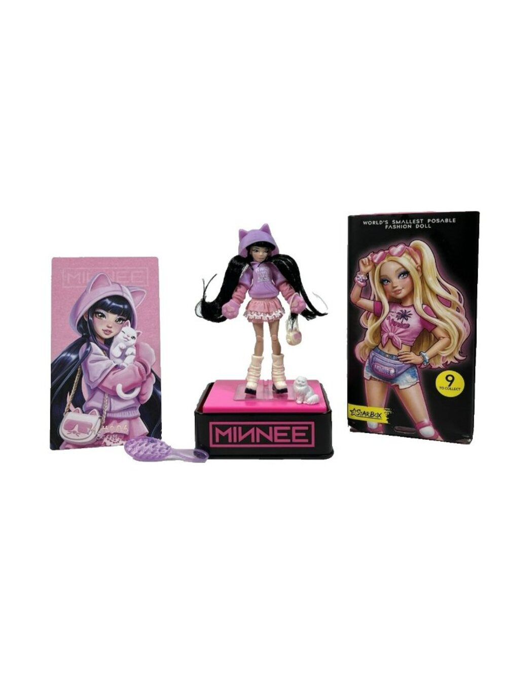 ZURU MINNEE Starbox 4" CAT CAFE #6 Mini Fashion Doll & Accessories New 2026